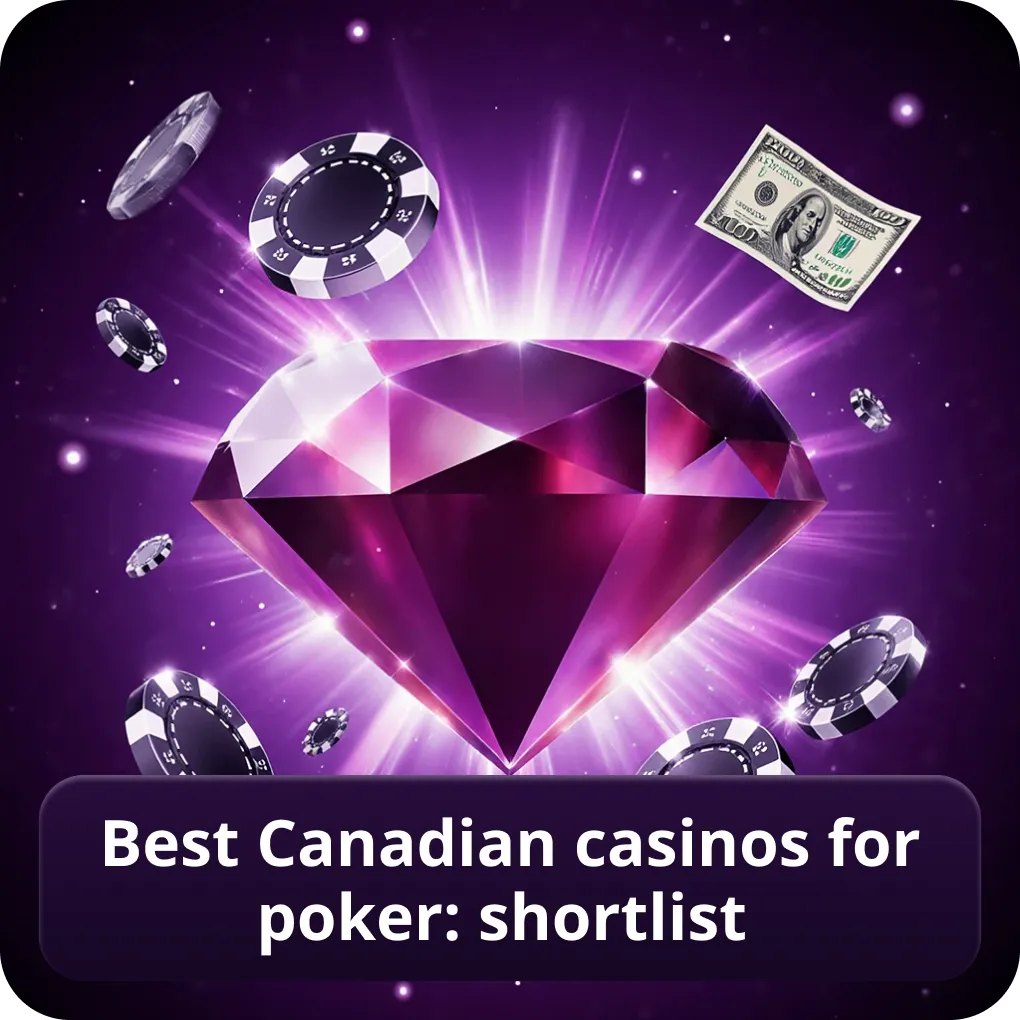 Best Canadian casinos for poker: shortlist