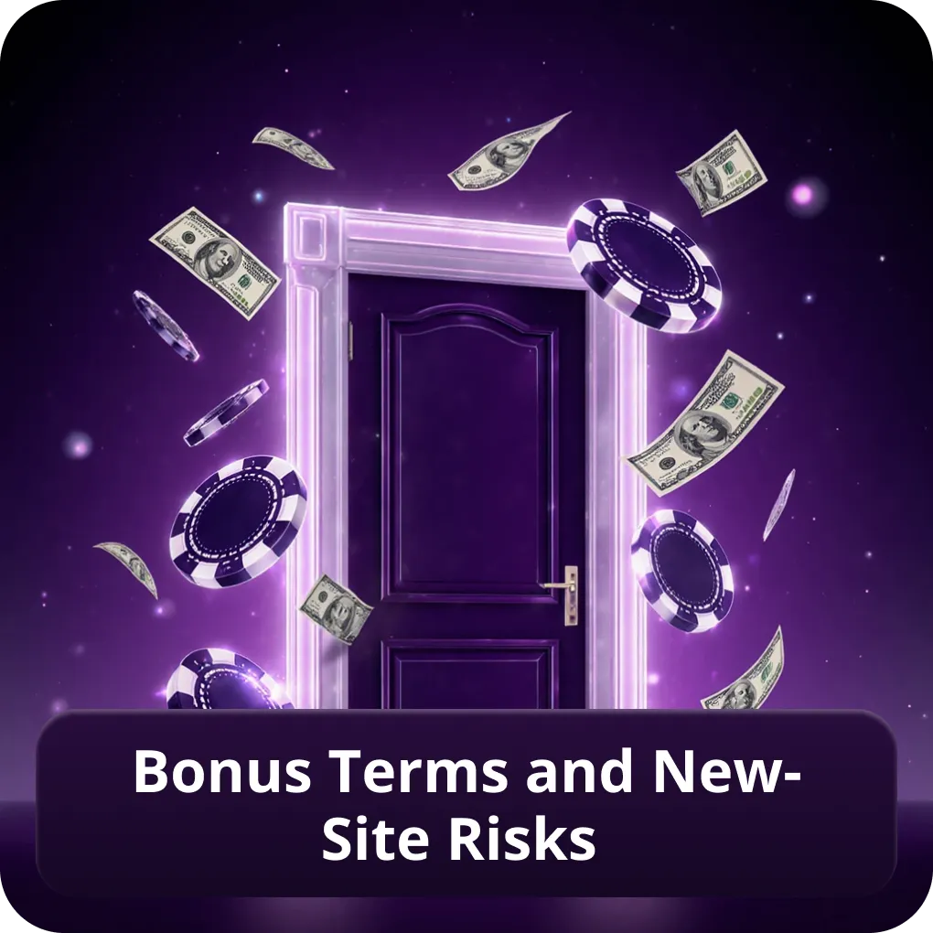 Bonus terms and new-site risks in Canada 2026 Bonus terms and new-site risks