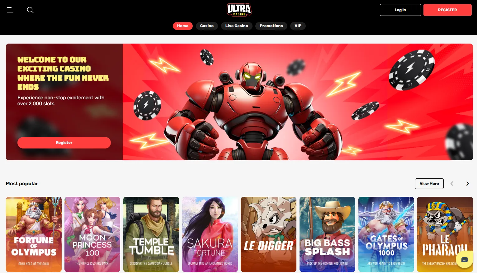 UltraCasino — best for distinguishing fast sign-up from no-account play — No account casinos Canada key access details UltraCasino — best for distinguishing fast sign-up from no-account play — No account casinos Canada