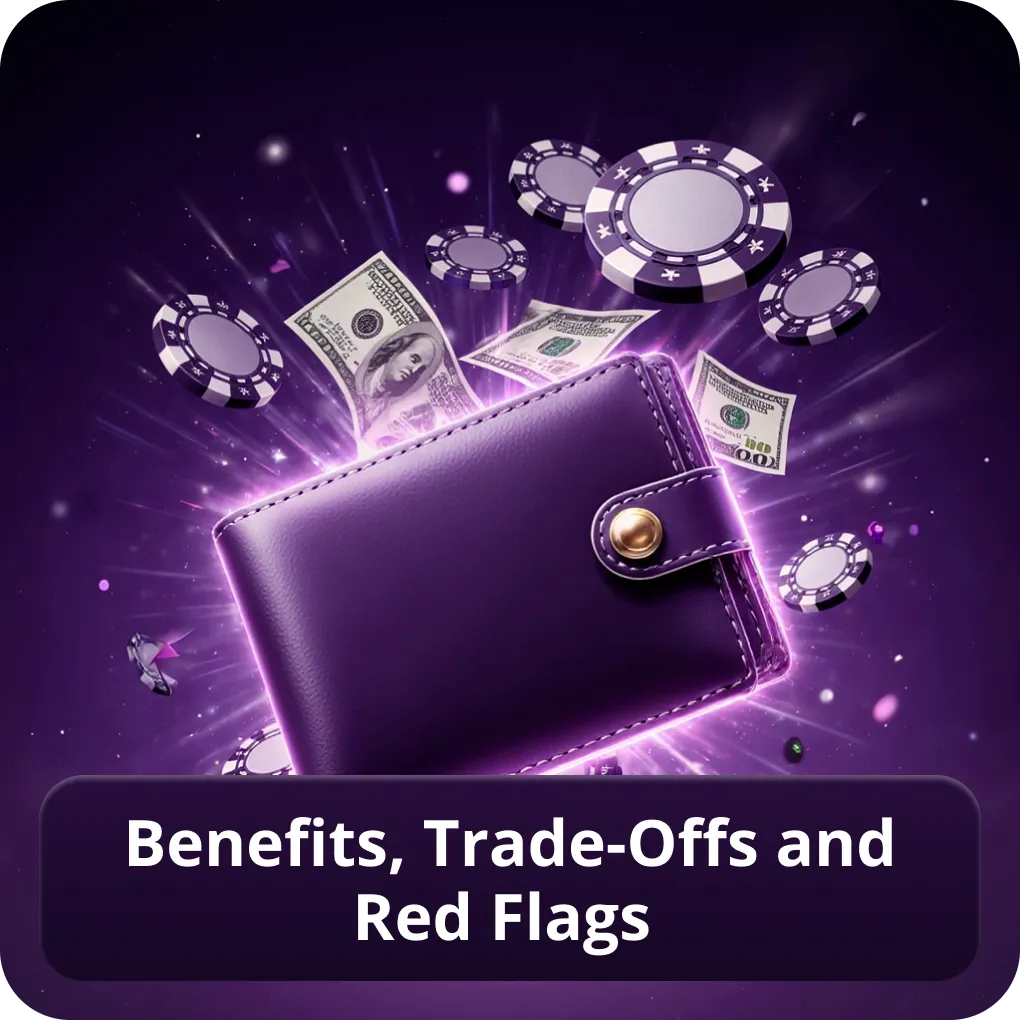 Benefits, trade-offs and red flags