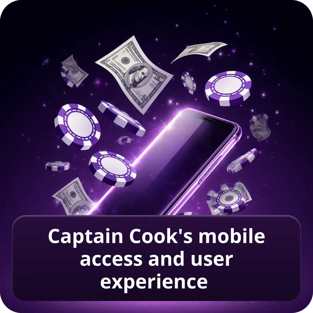 Captain Cook's mobile access and user experience