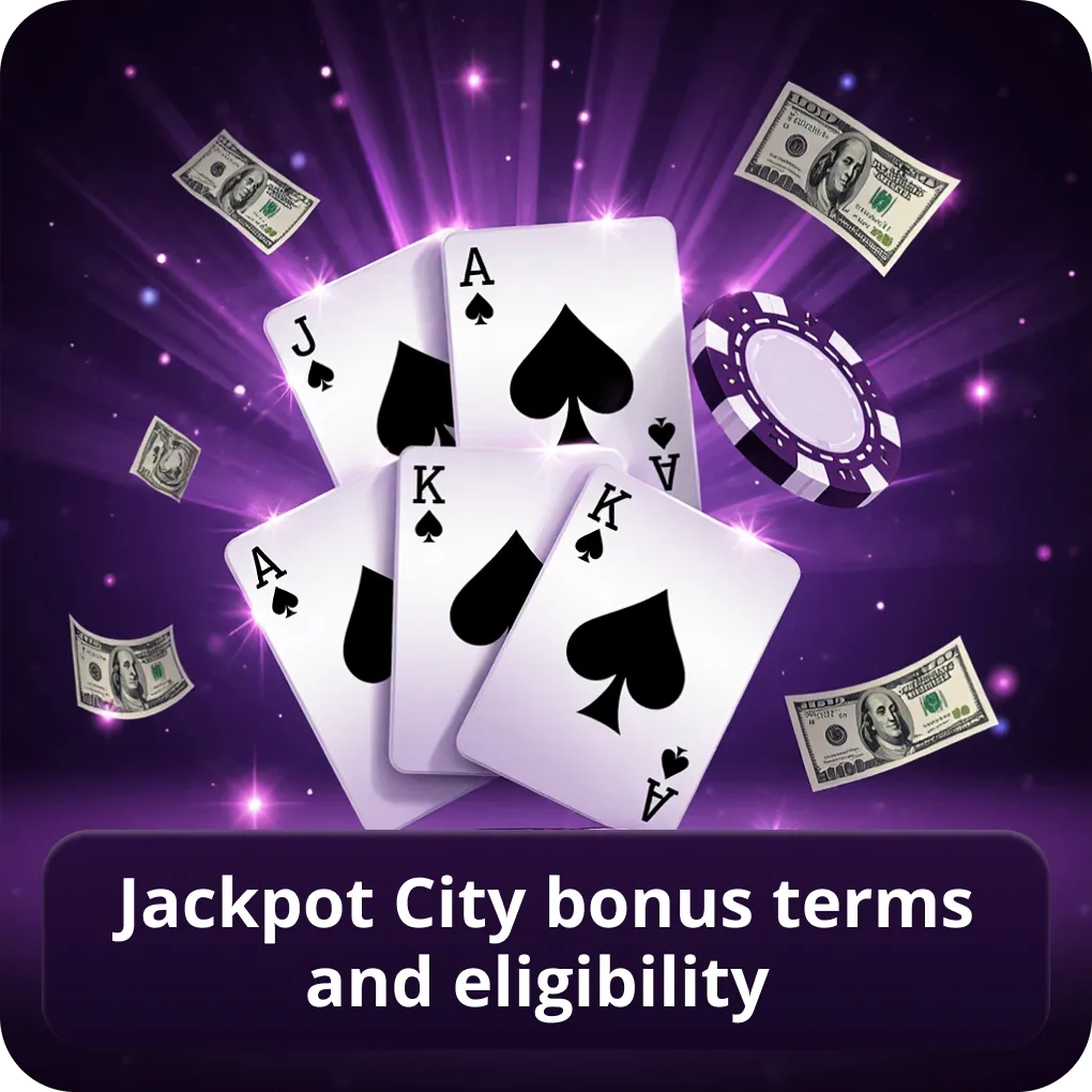 Jackpot City Casino review Canada bonus terms and eligibility conditions Jackpot City bonus terms and eligibility