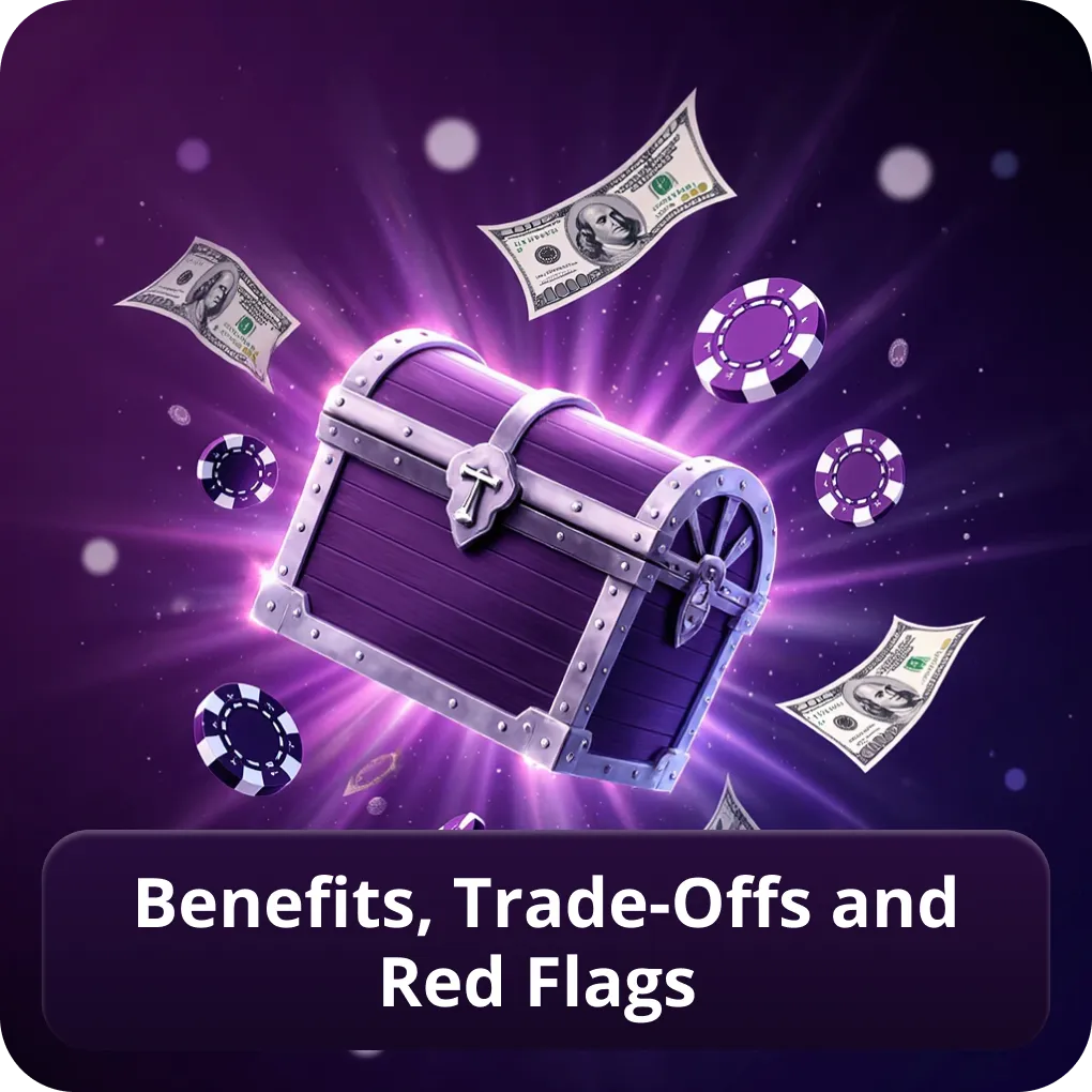 Benefits, trade-offs and red flags