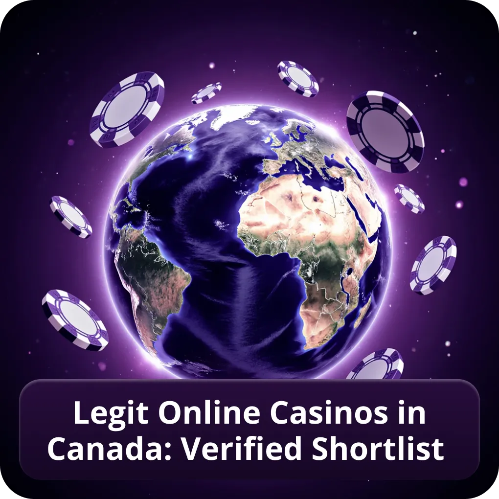 Legit online casinos in Canada: verified shortlist