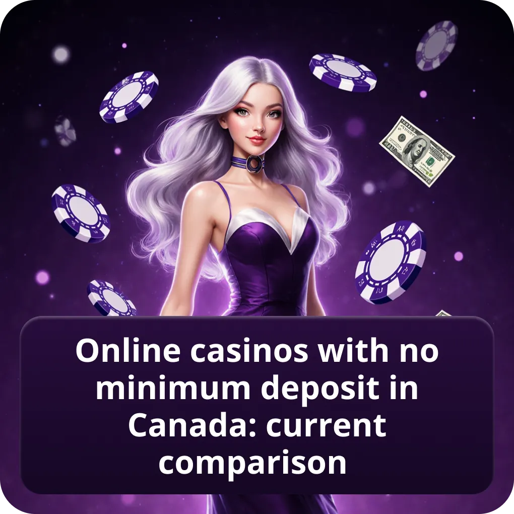 Online casinos with no minimum deposit in Canada current comparison overview Online casinos with no minimum deposit in Canada: current comparison