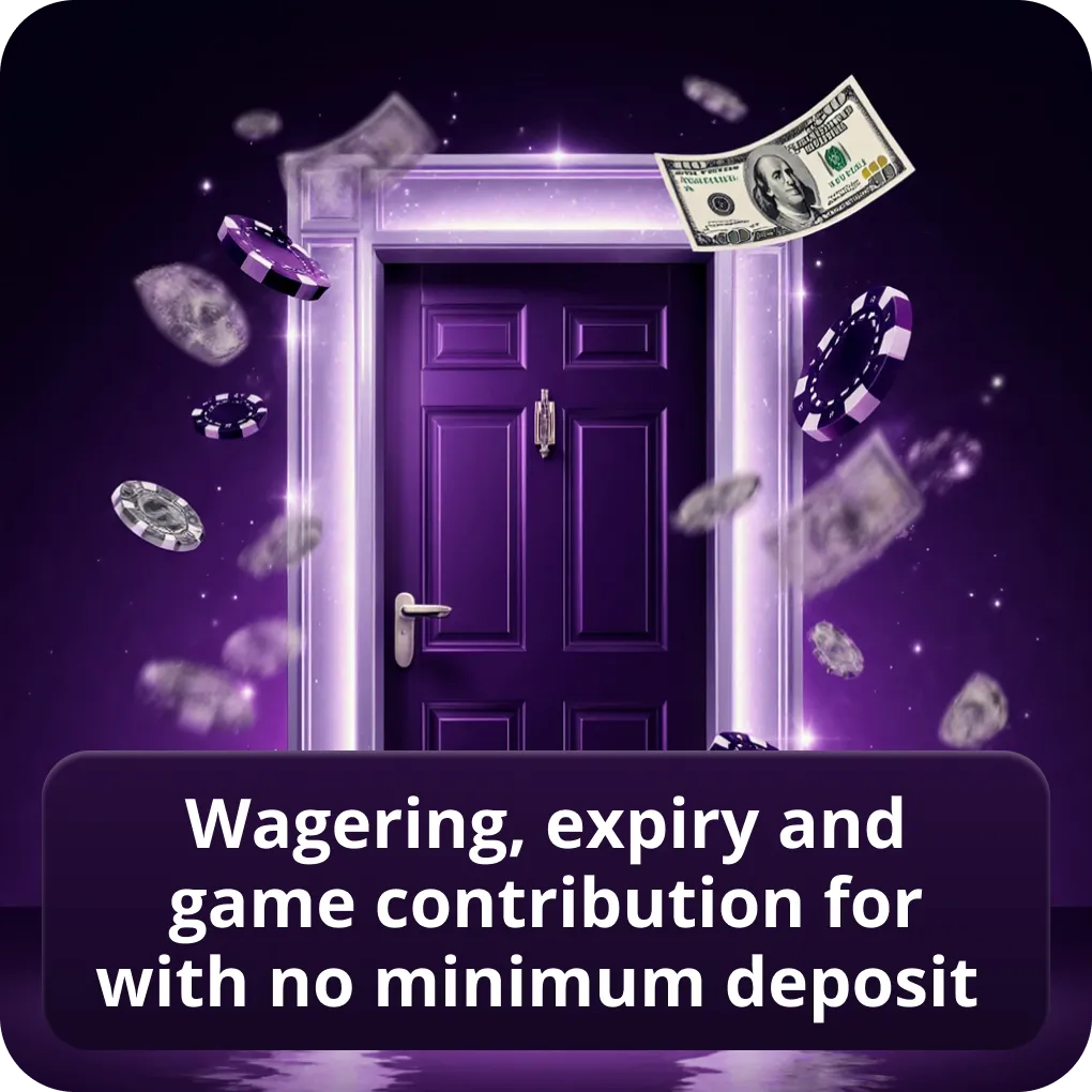 Online casinos with no minimum deposit in Canada wagering, expiry and contribution Wagering, expiry and game contribution for with no minimum deposit