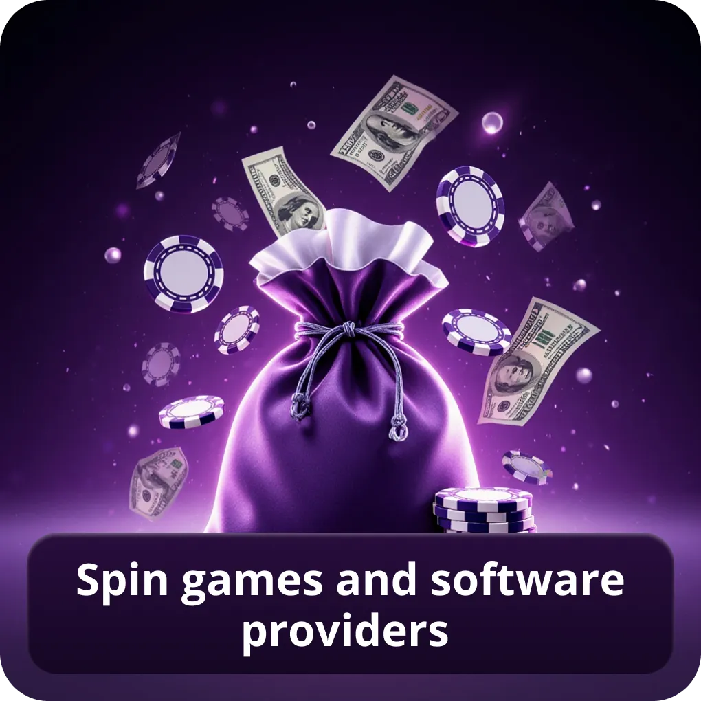 Spin games and software providers
