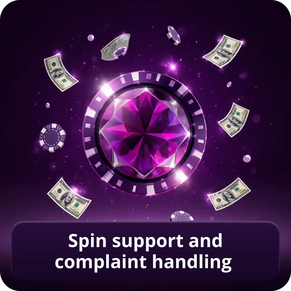 Spin support and complaint handling