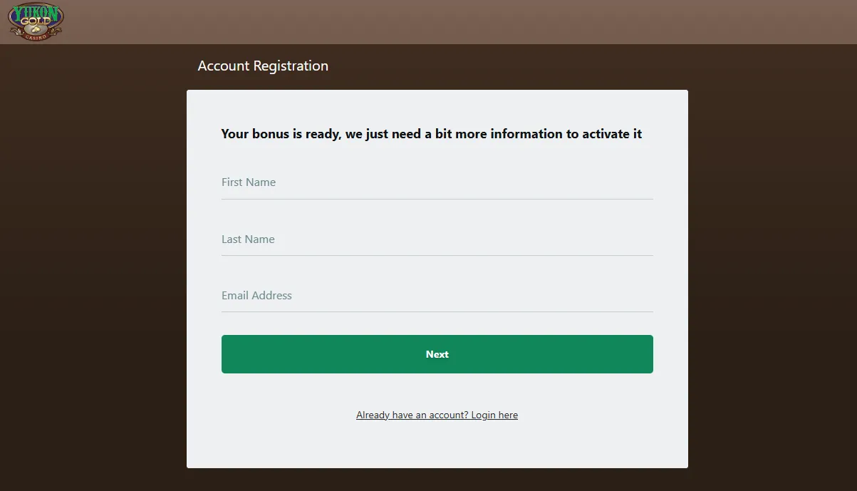 Yukon Gold Casino review Canada registration and KYC verification steps Yukon Gold registration and KYC