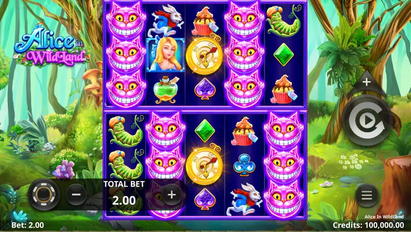 Alice in Wildland slot Canada how gameplay works step by step How Alice in Wildland gameplay works