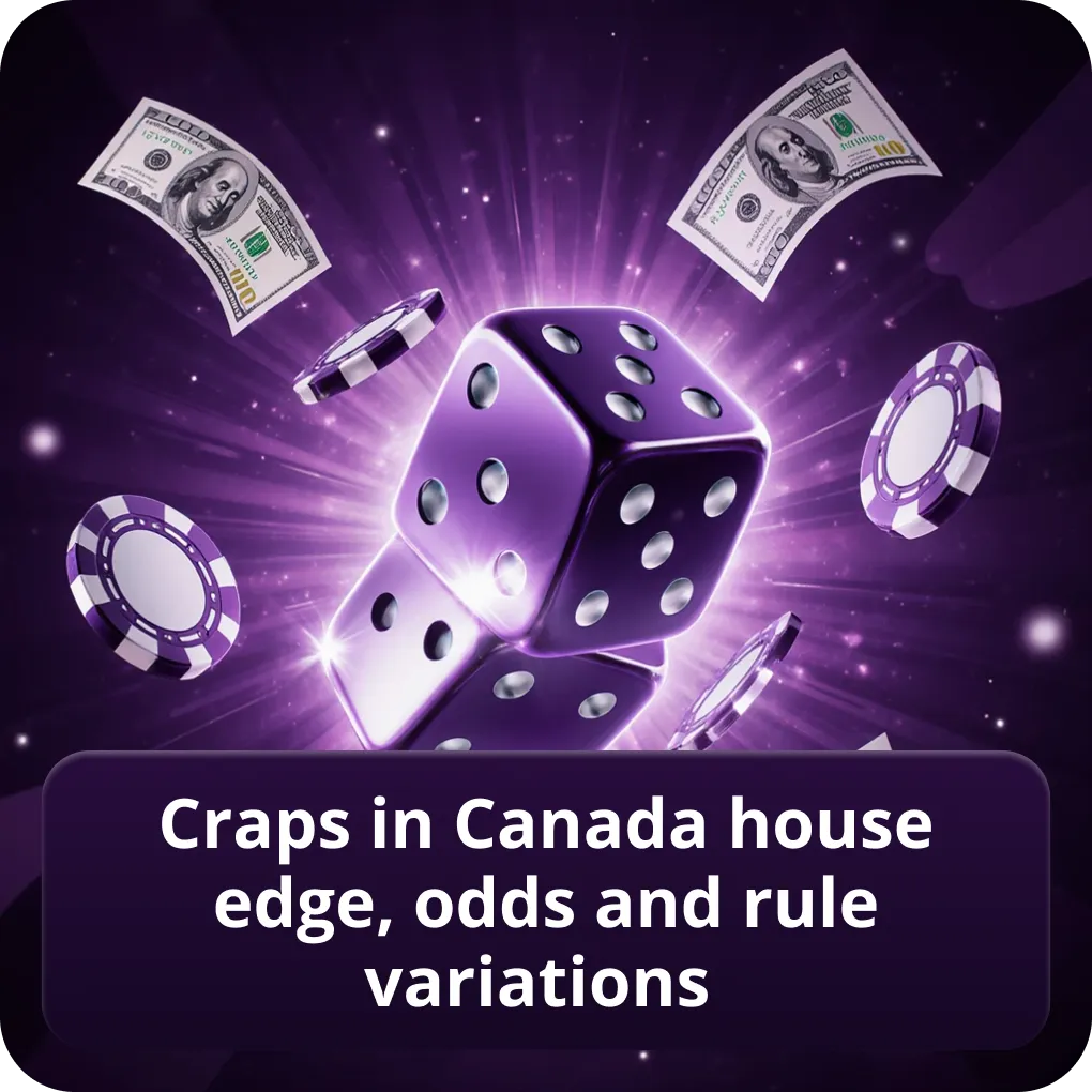Craps in Canada House Edge, Odds and Rule Variations