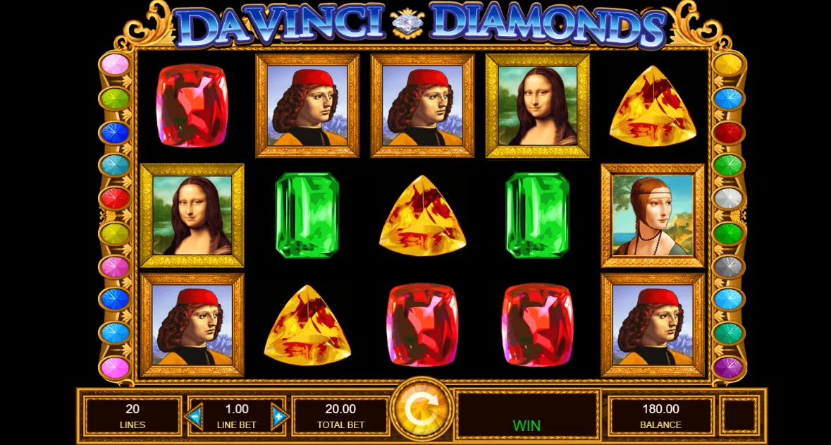 Da Vinci Diamonds slot Canada how gameplay works step by step How Da Vinci Diamonds gameplay works