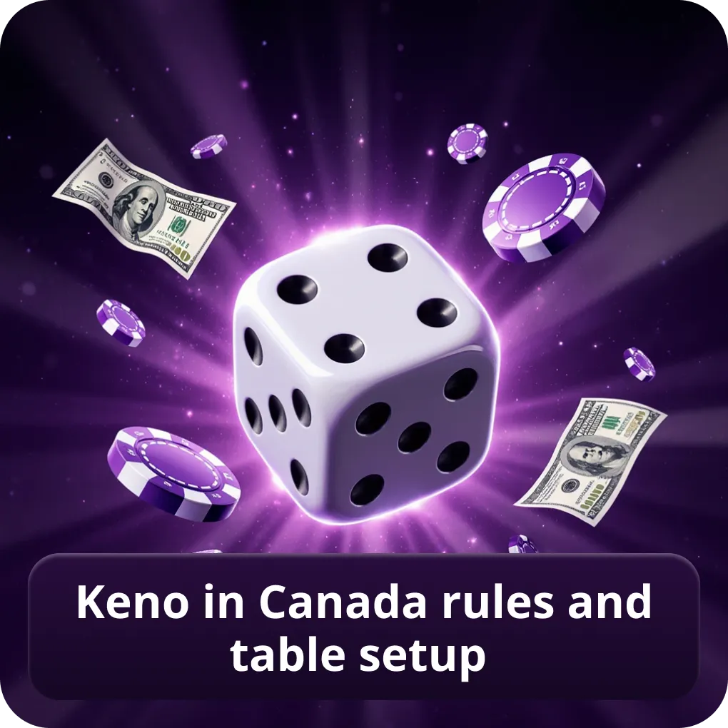 Keno in Canada rules and table setup explained Keno in Canada rules and table setup