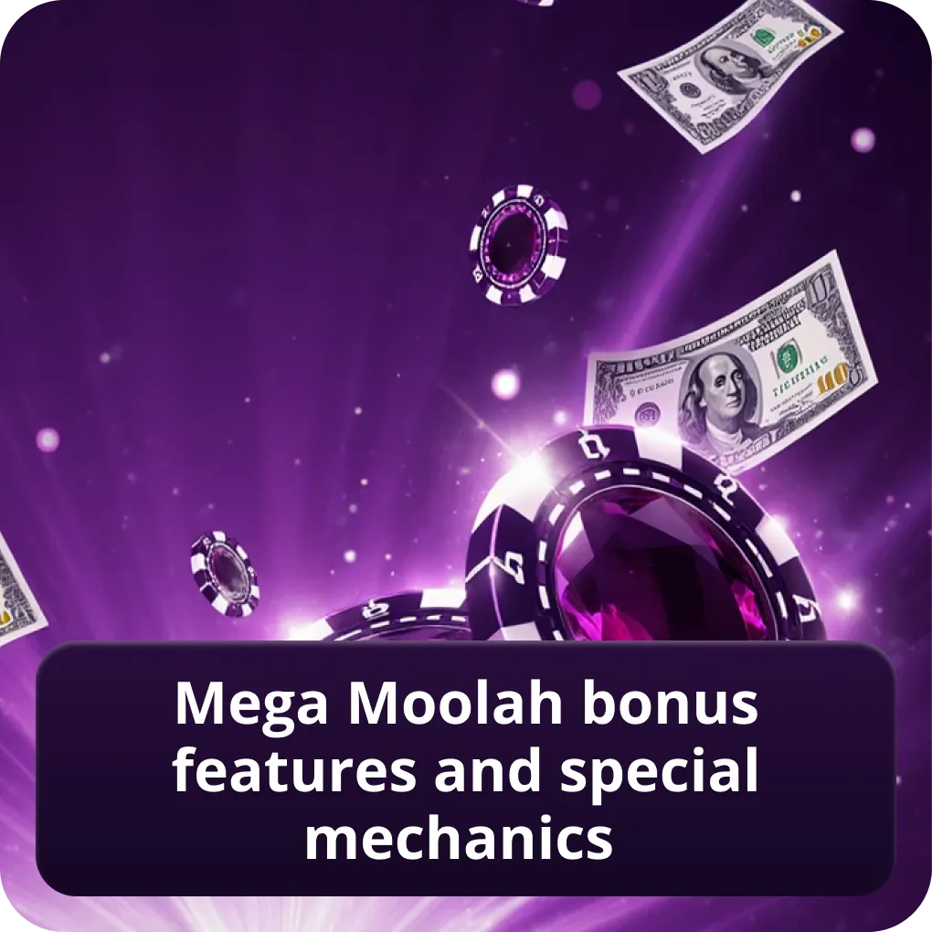 Mega Moolah slot Canada bonus features and special mechanics Mega Moolah bonus features and special mechanics