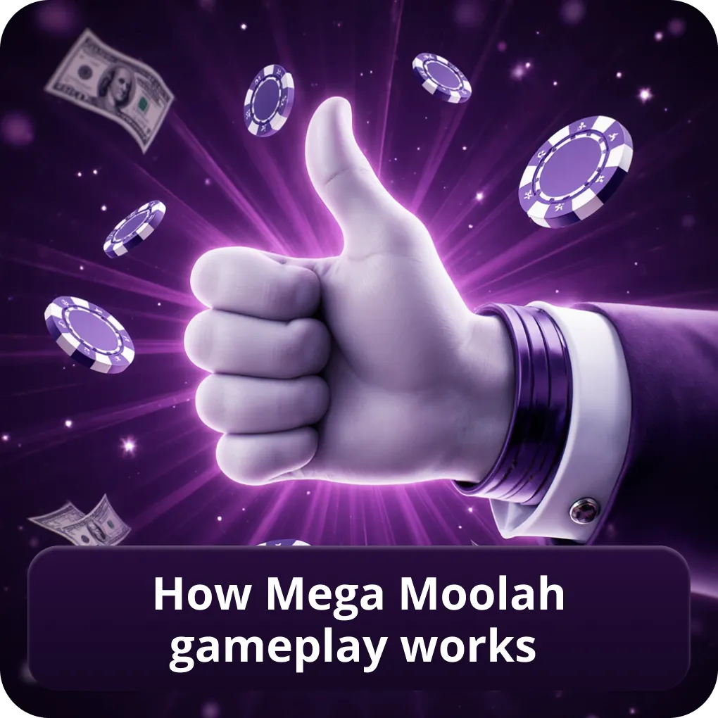 Mega Moolah slot Canada how gameplay works step by step How Mega Moolah gameplay works