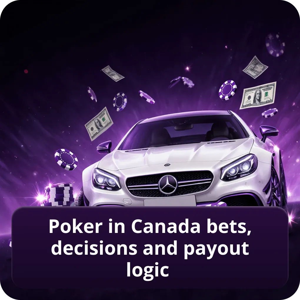 Poker in Canada bets, decisions and payout logic explained Poker in Canada bets, decisions and payout logic