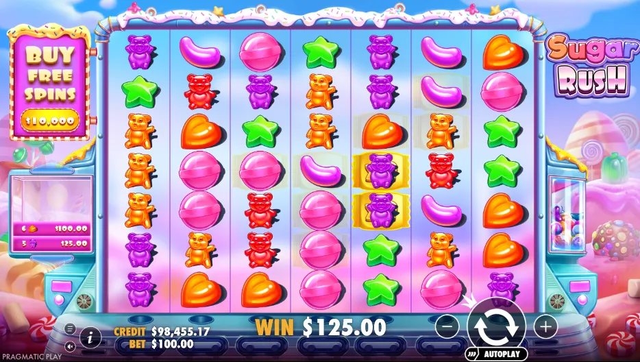 Sugar Rush demo, mobile and Canadian availability